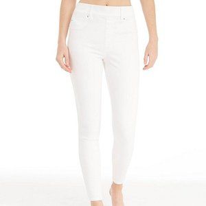 SPANX White Leggings - High Waist Slim Fit